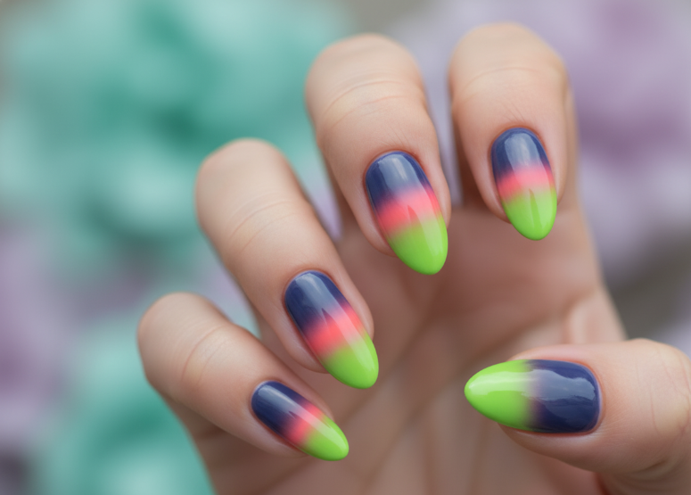 Tortoiseshell and animal print nail trend